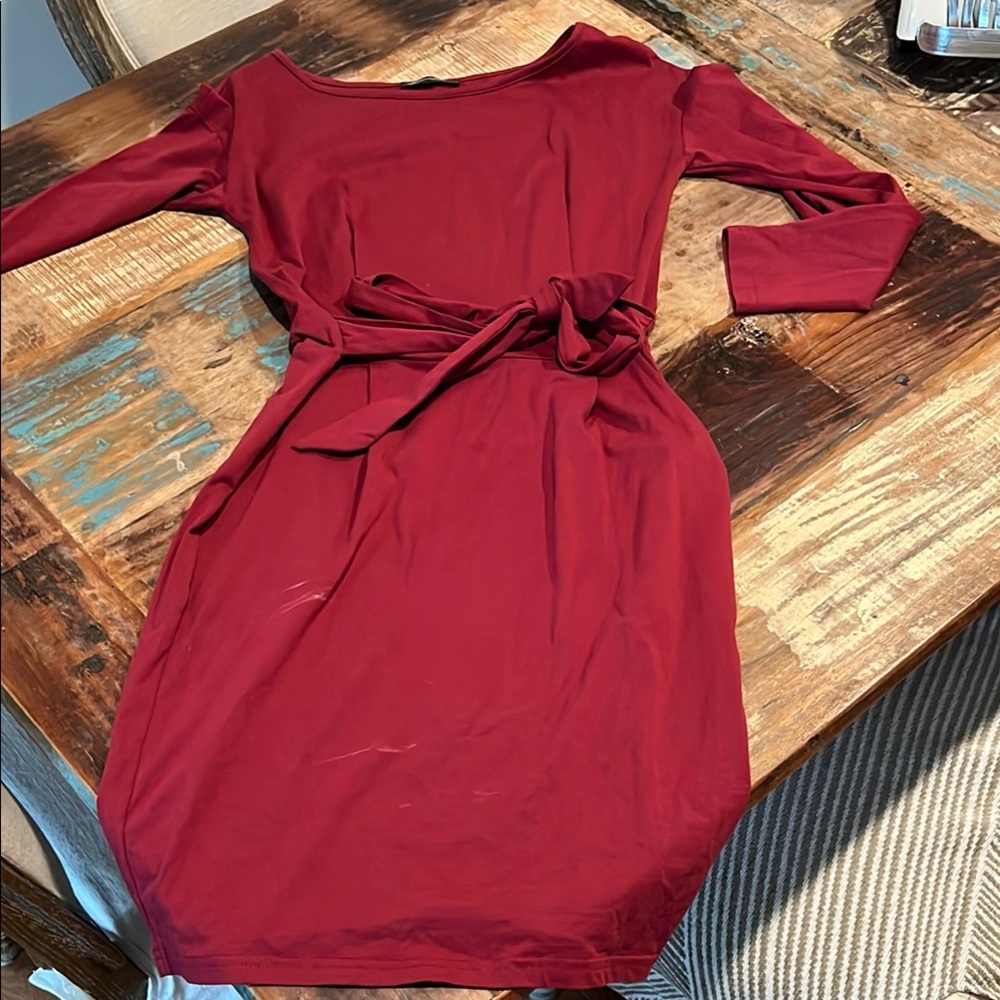 Elegant Red Women's Dress